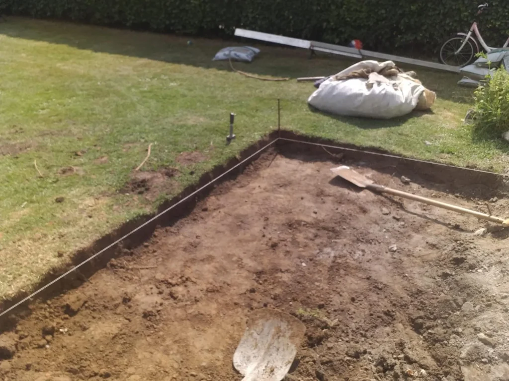 Installation de dalles pour terrasse moderne